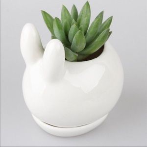 Bunny Shaped Ceramic Planter/Pot